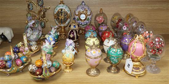 House of Faberge musical and other eggs